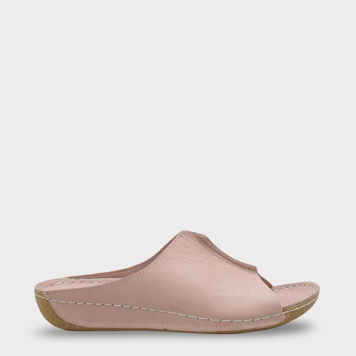 Capone Marielle Genuine Leather Soft Comfort Women Mink Sandal