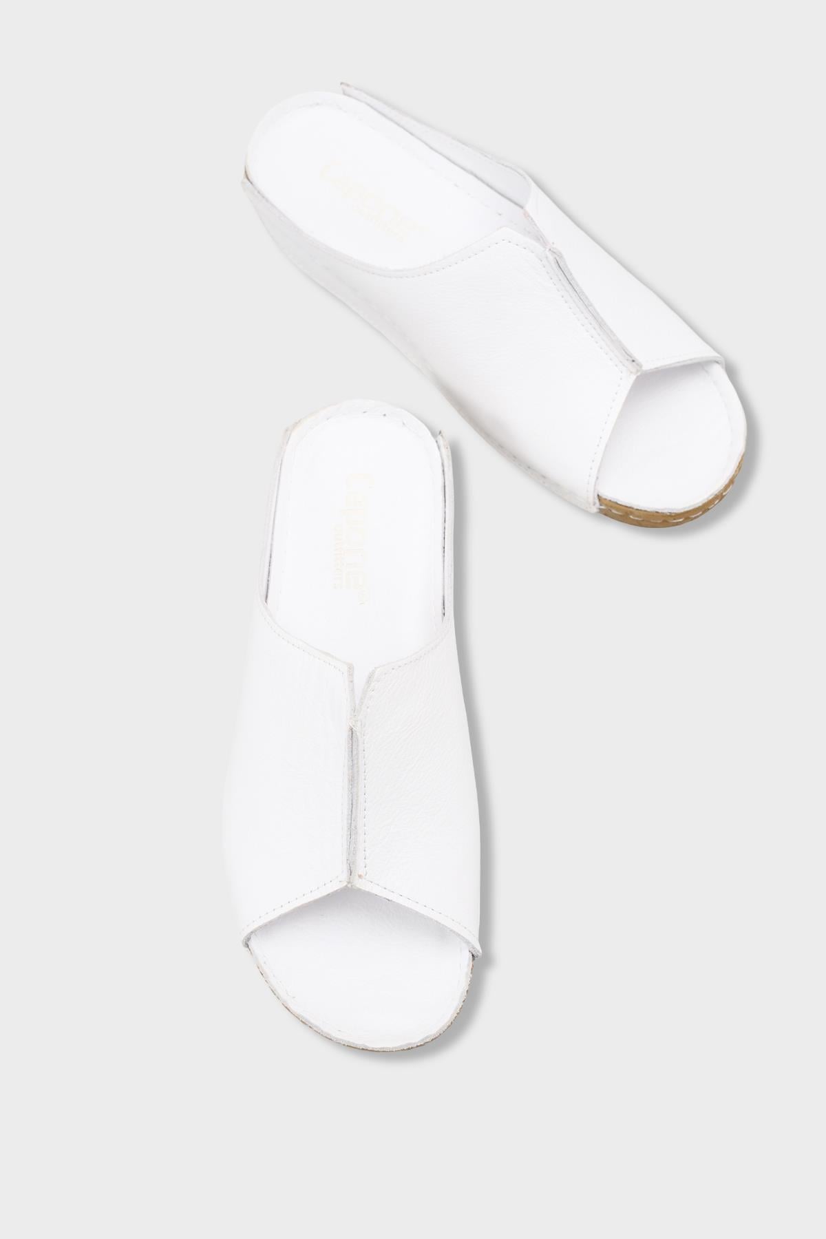 Capone Marielle Genuine Leather Soft Comfort Women White Sandal