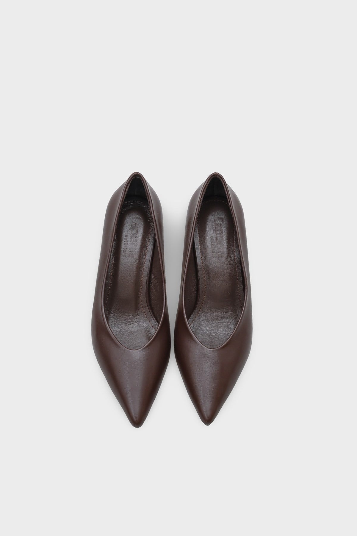 Capone Merle Pointed Toe Genuine Leather Lined Stiletto