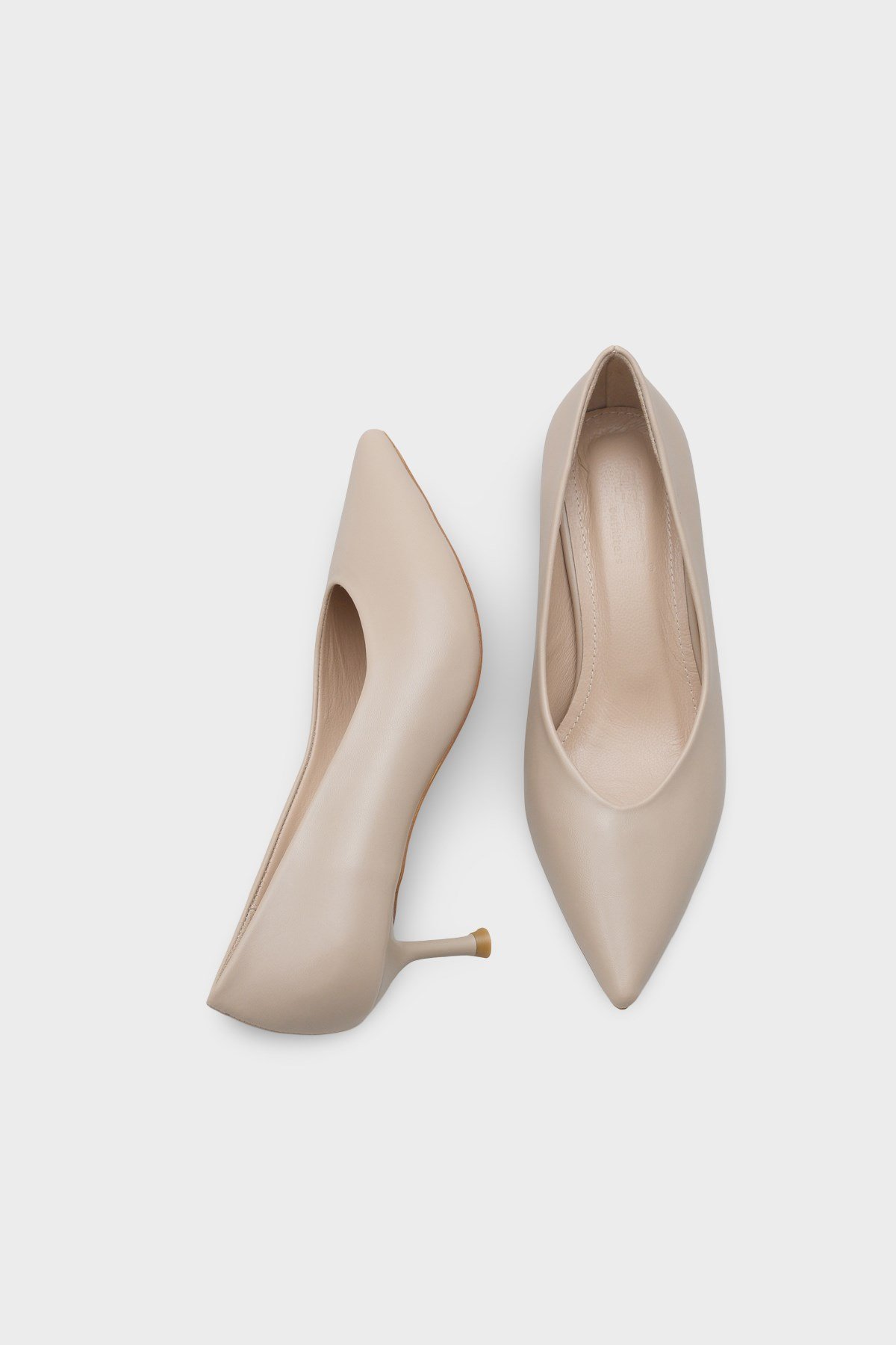 Capone Merle Pointed Toe Genuine Leather Lined Stiletto