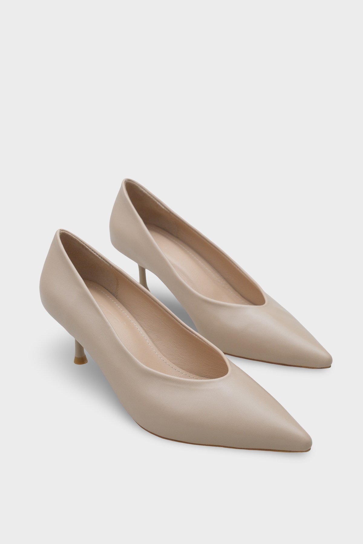 Capone Merle Pointed Toe Genuine Leather Lined Stiletto