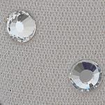 Capone Mesh Crystal Embellished Round Toe Back Strap Women Silver Shoes