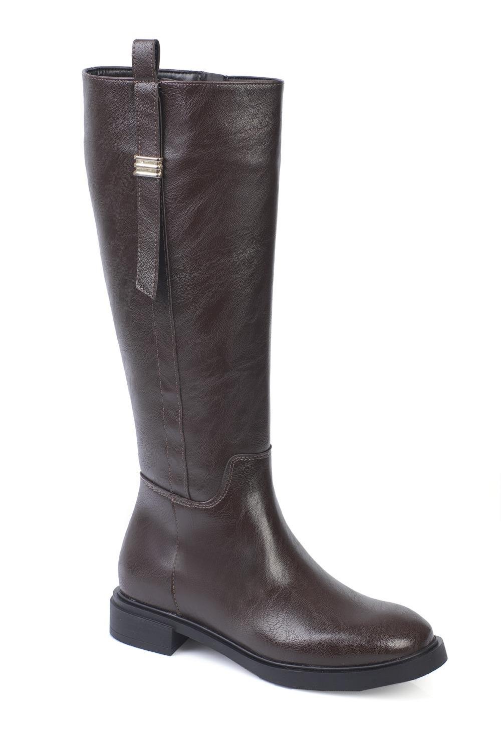 Capone Metal Buckled Women  Boots