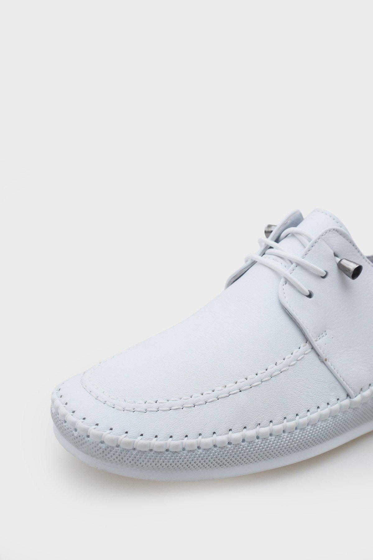 Capone Michele Genuine Leather Soft Comfort Sole Women White Ballet Flat