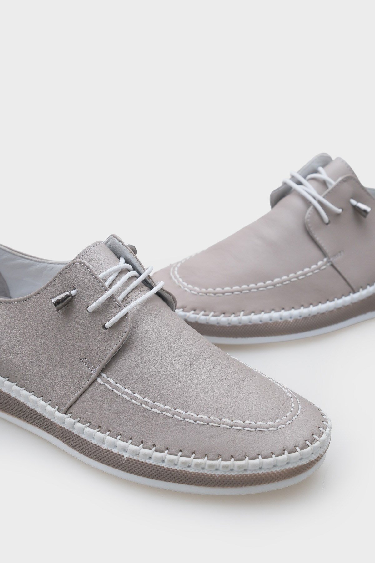 Capone Michele Genuine Leather Soft Comfort Sole Women Mink Ballet Flat