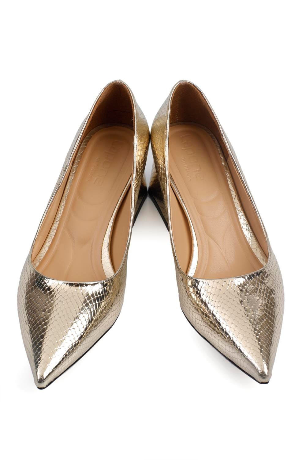 Capone Mid Heels Women Gold's Shoes