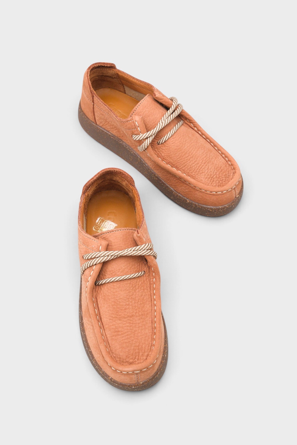 Capone Miranda Genuine Nubuck Leather Comfort Women Nubuck Brick Loafer