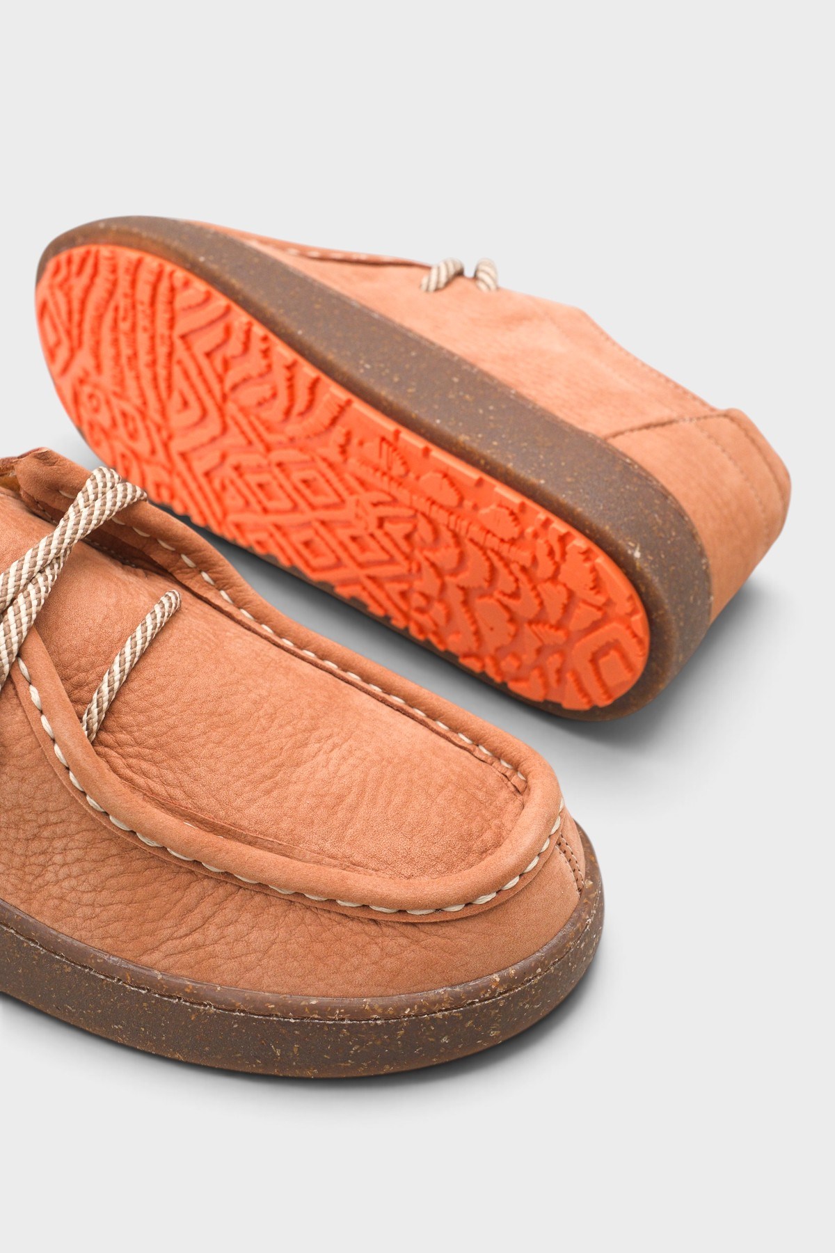 Capone Miranda Genuine Nubuck Leather Comfort Women Nubuck Brick Loafer
