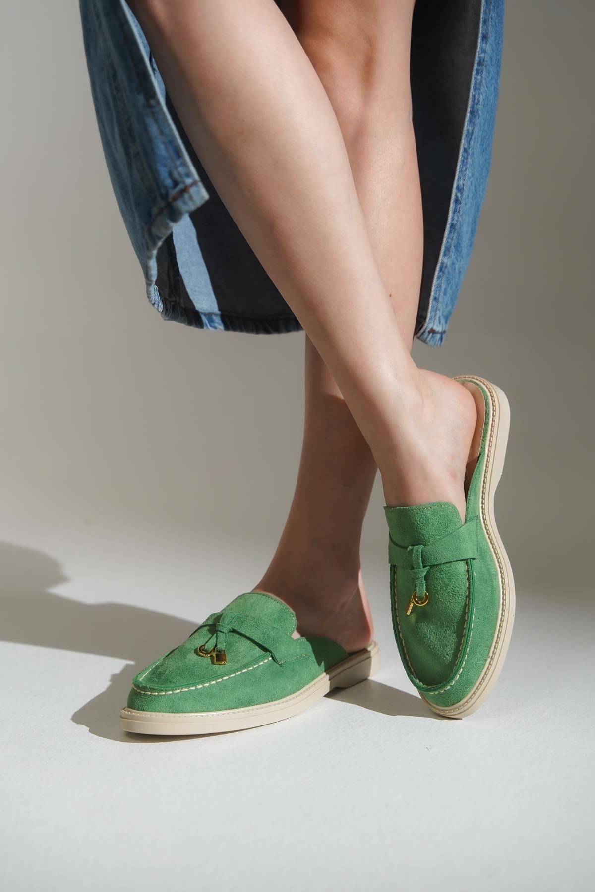 Capone Outfitters 003 Women Green Sandal