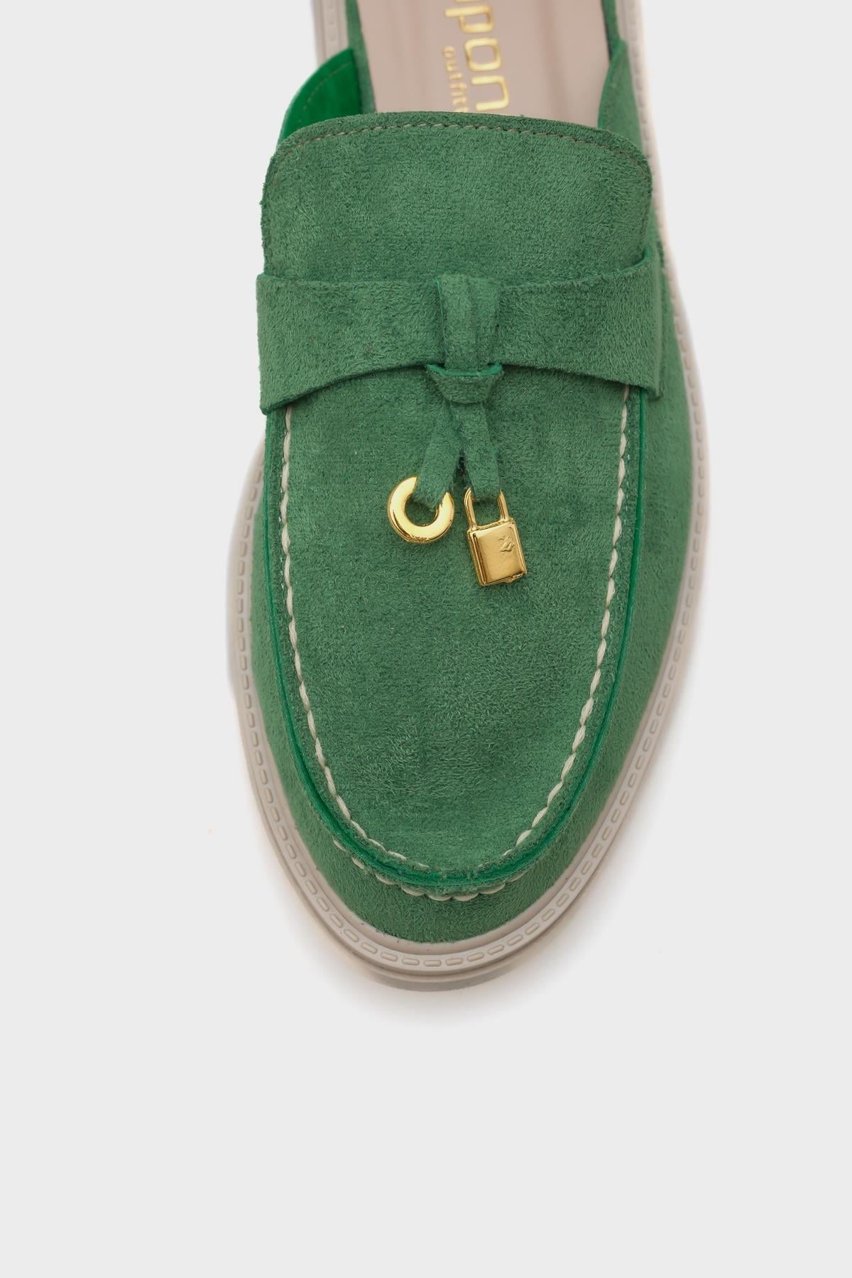 Capone Outfitters 003 Women Green Sandal
