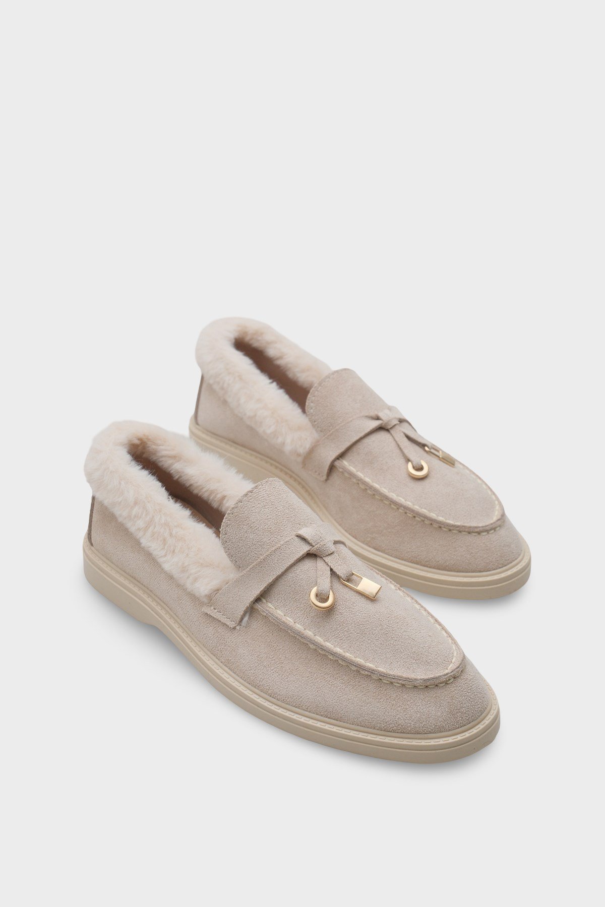 Capone Outfitters 004 Women Sued Beige Loafer