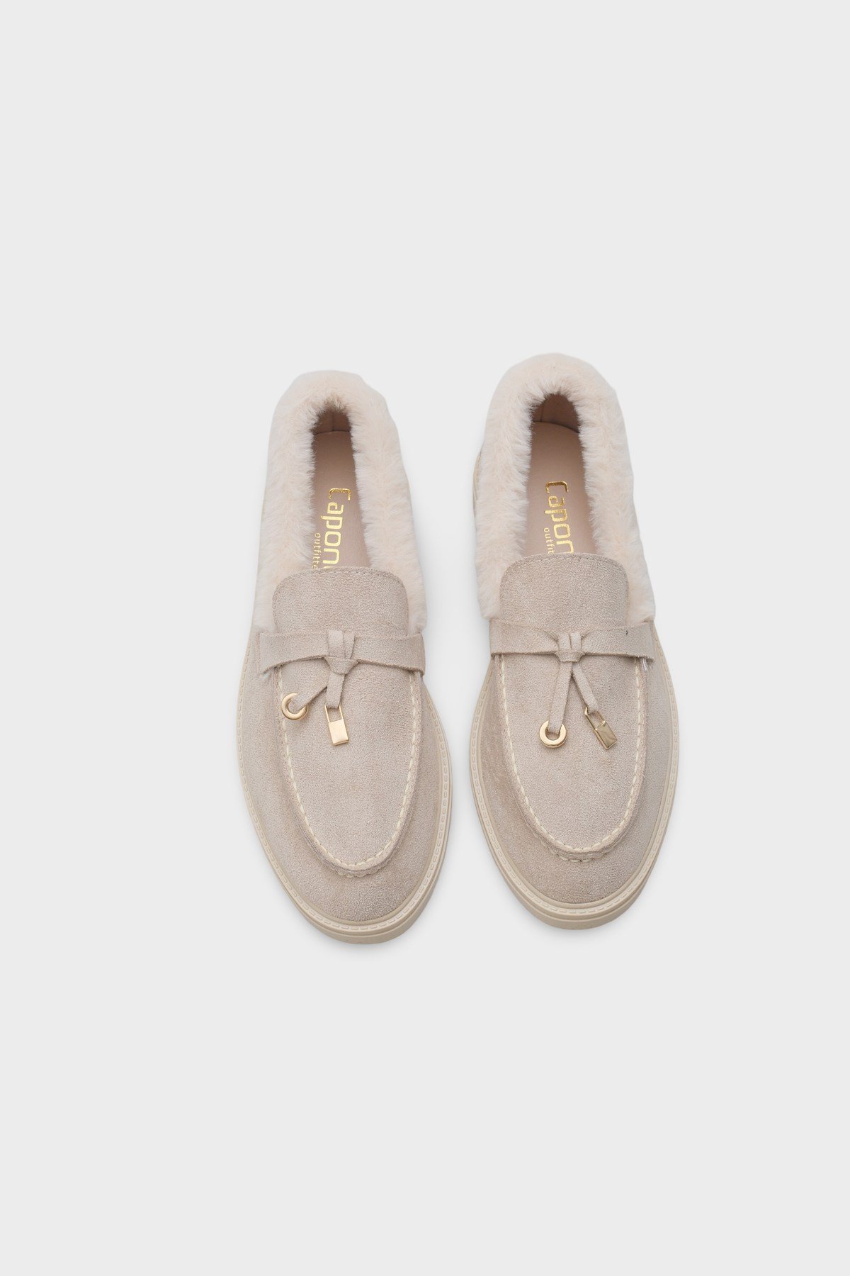 Capone Outfitters 004 Women Sued Beige Loafer