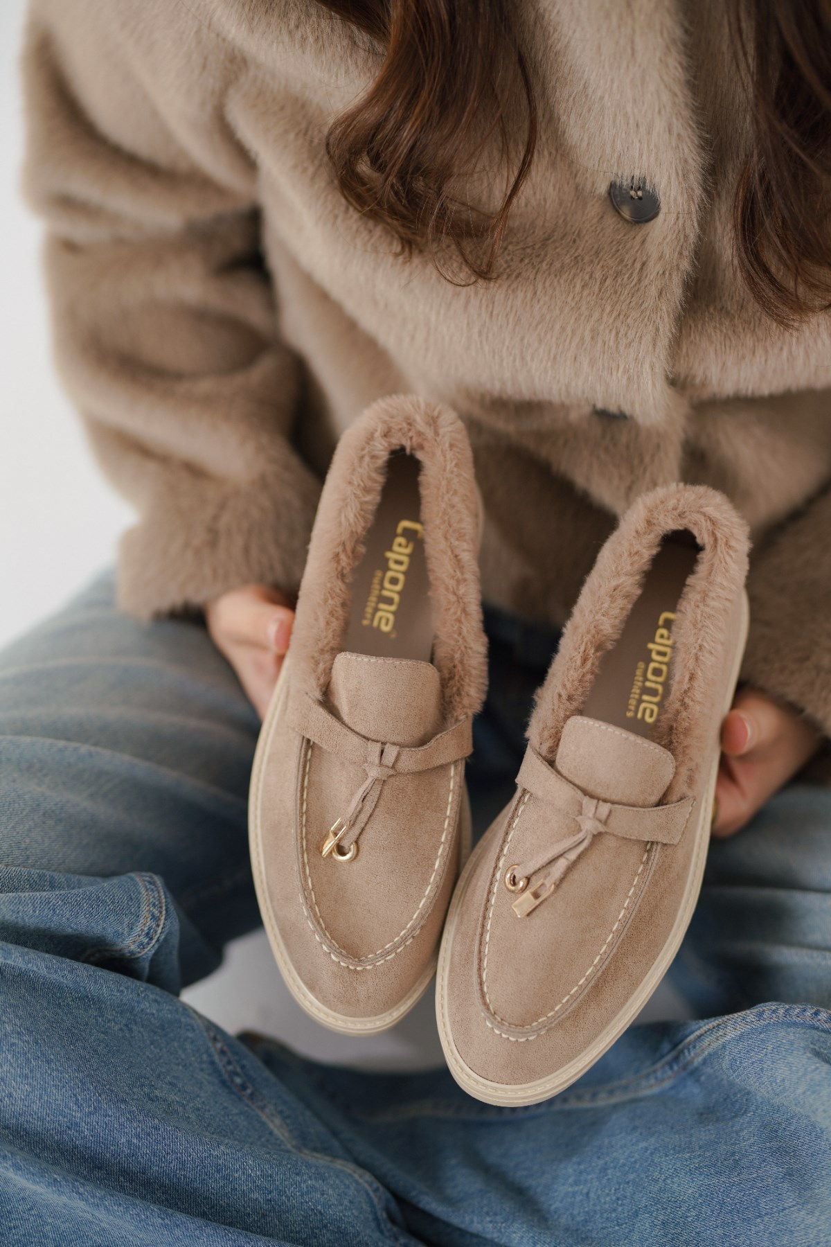 Capone Outfitters 004 Women Sued Mink Loafer