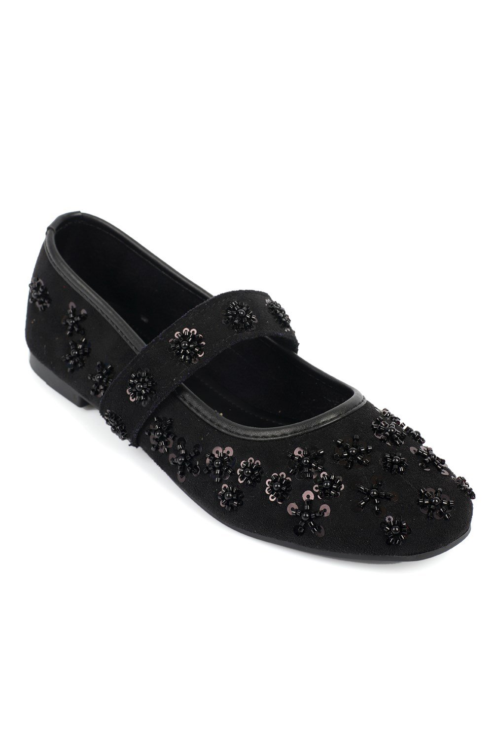 Capone Outfitters 072 Women Sued Black Ballerina