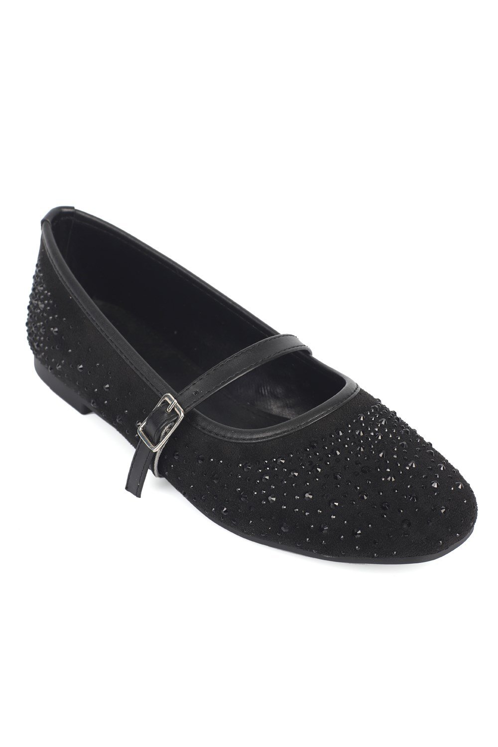 Capone Outfitters 074 Women Sued Black Ballerina