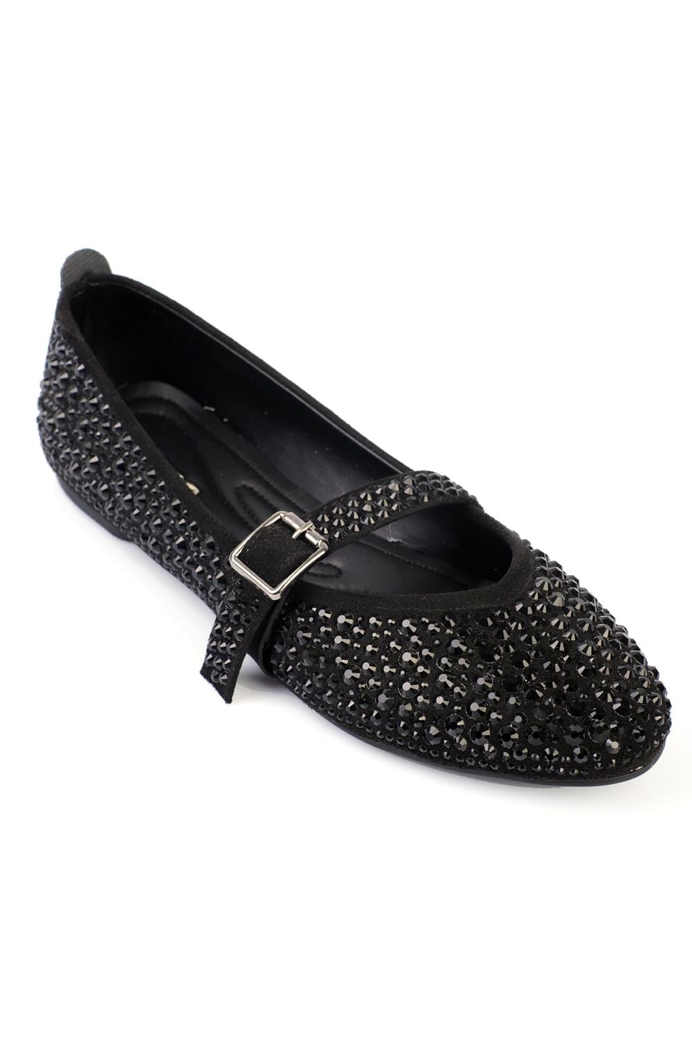 Capone Outfitters 099 Women Black & Black Ballerina
