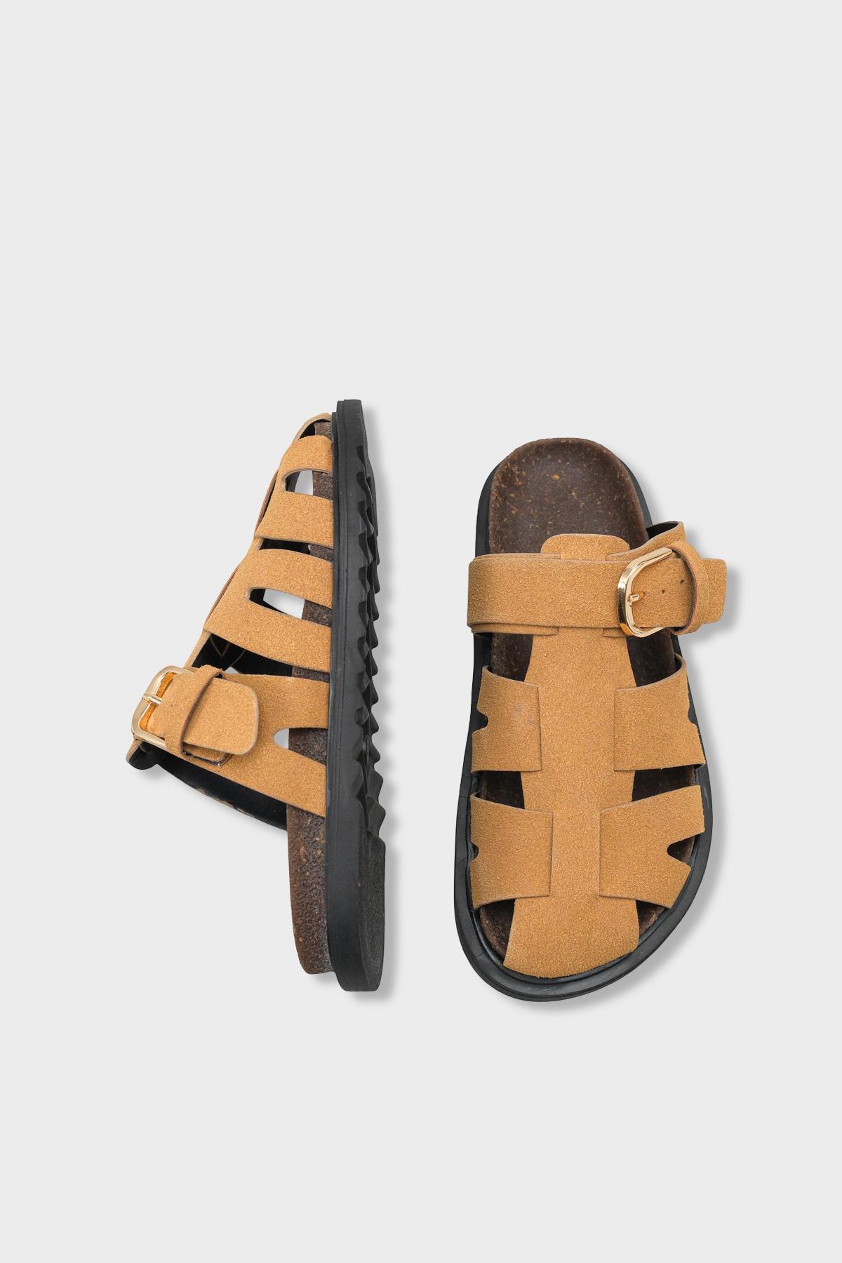 Capone Outfitters 1007 Women Tan Sandal