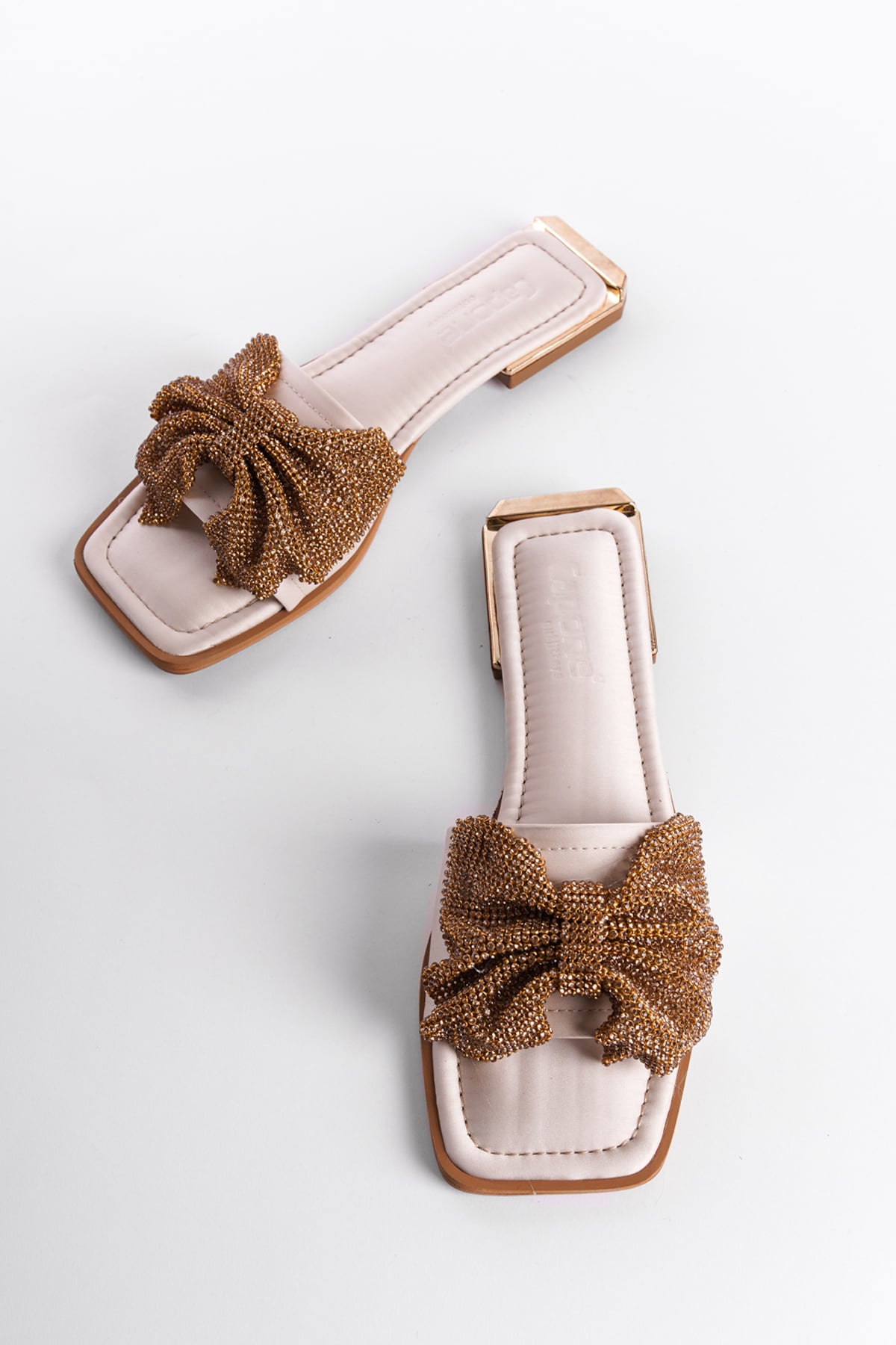 Capone Outfitters 1026 Women Beige Sandal