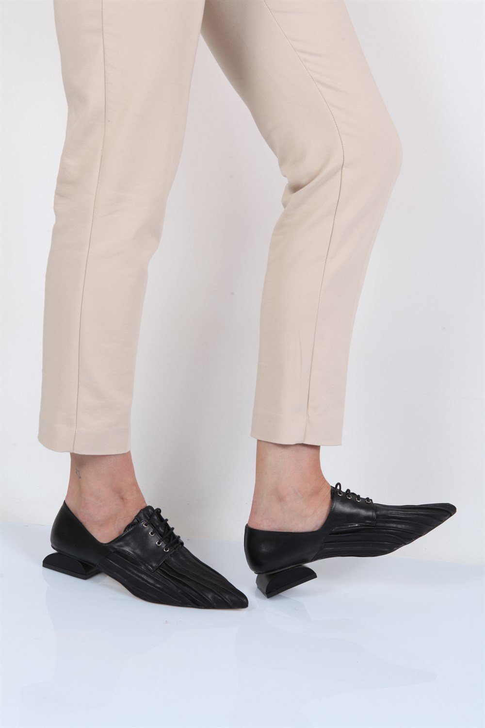Capone Outfitters 1059 Women Black Ballerina