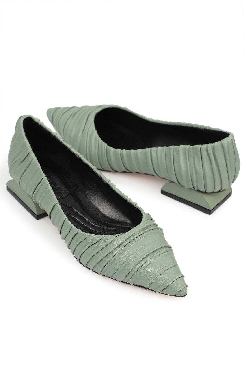 Capone Outfitters 1062 Women Mint Green Ballerina