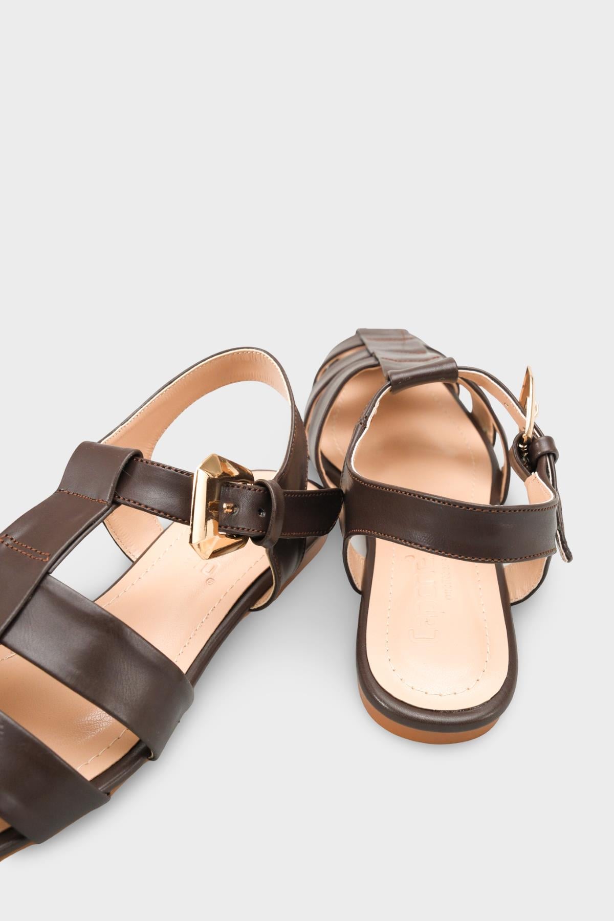 Capone Outfitters 1105 Women Brown Ballerina