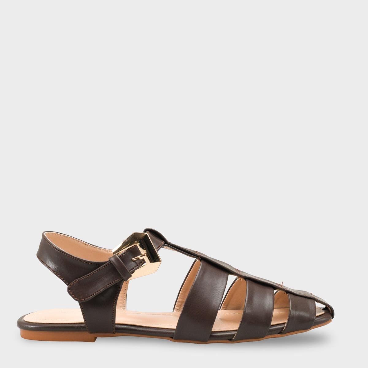 Capone Outfitters 1105 Women Brown Ballerina