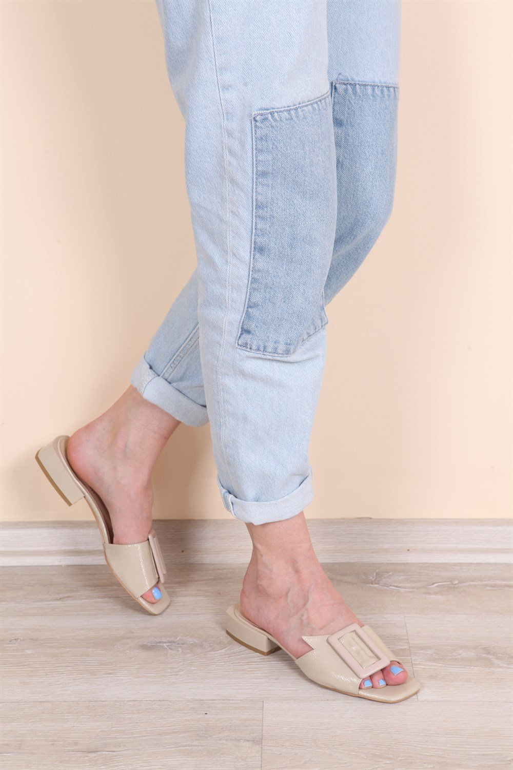 Capone Outfitters 15165 Women Nude Sandal