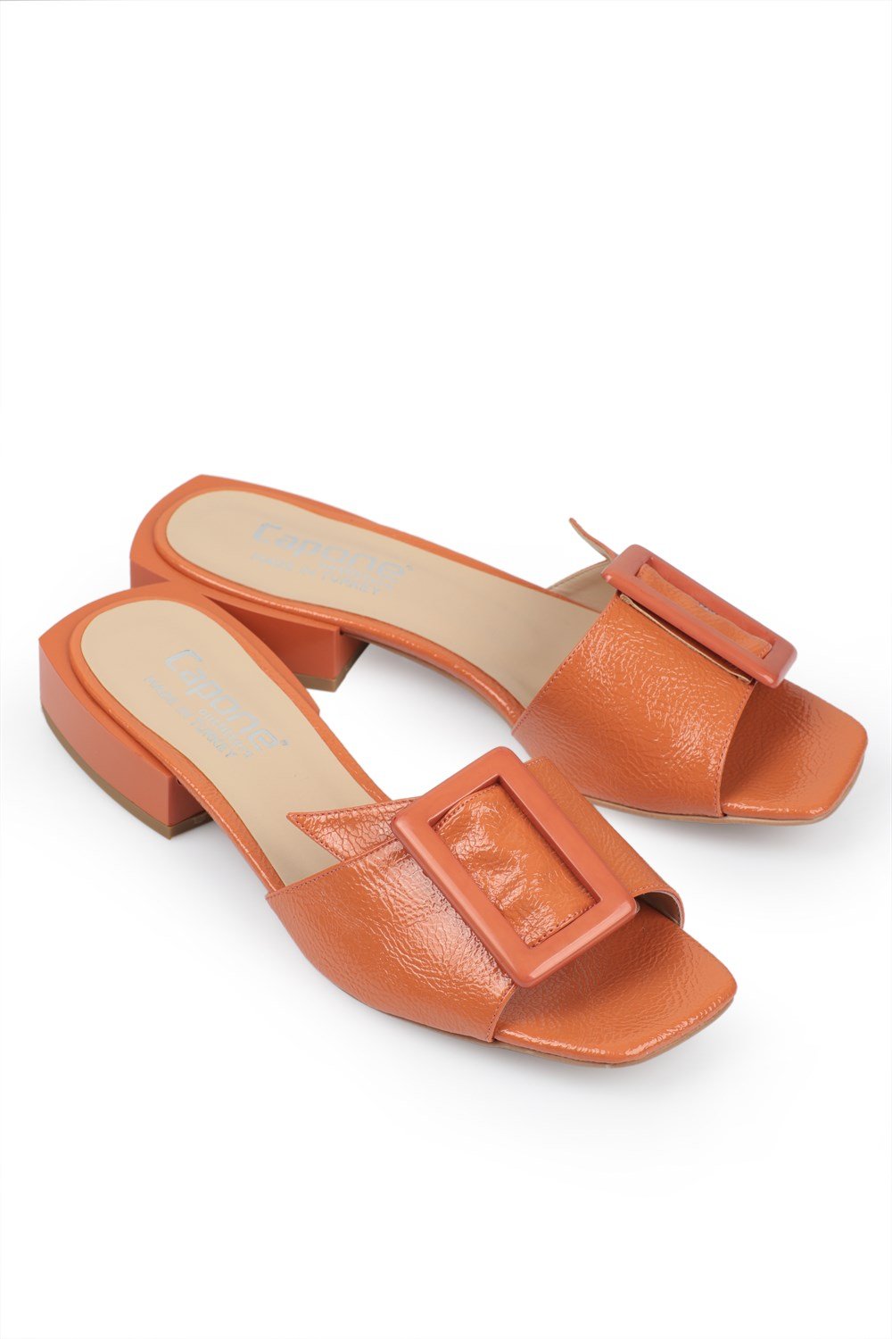 Capone Outfitters 15165 Women Orange Sandal