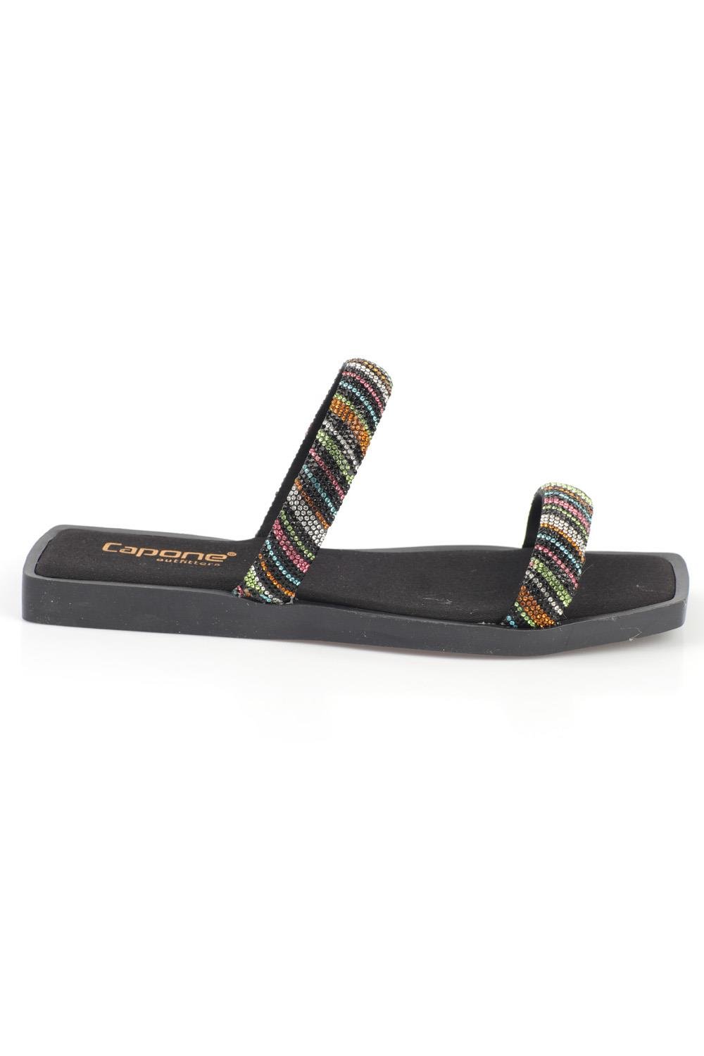 Capone Outfitters 22020 Women Black Sandal