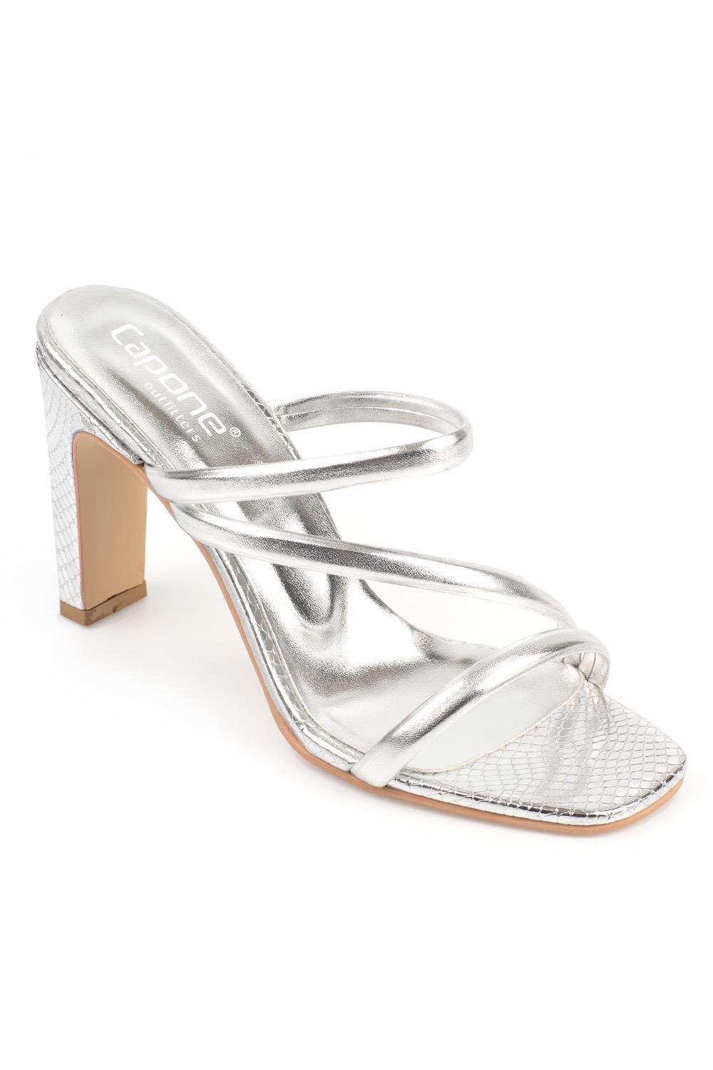 Capone Outfitters 22235 Women Silver Sandal