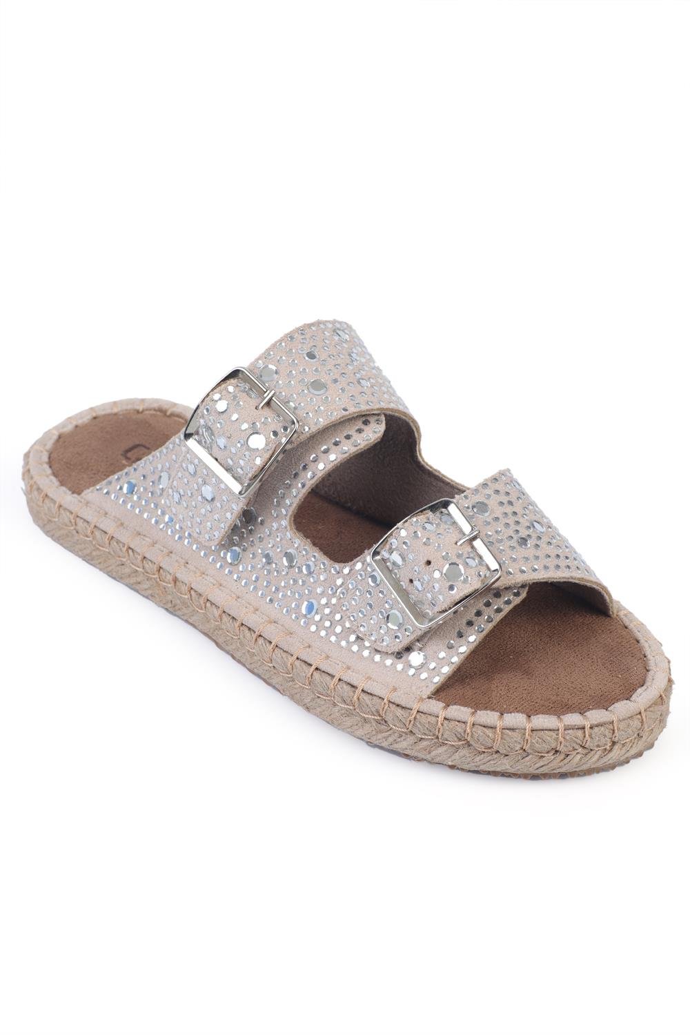 Capone Outfitters 2308 Women Beige Espadrille