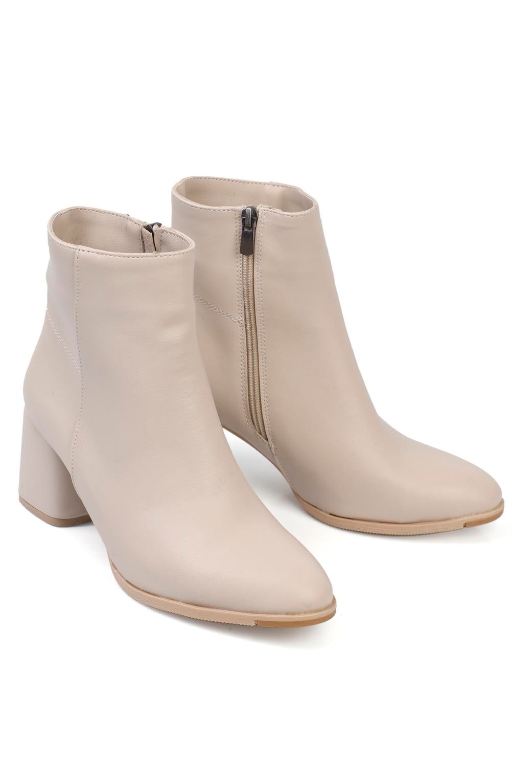 Capone Outfitters 2406 Women Beige Boot
