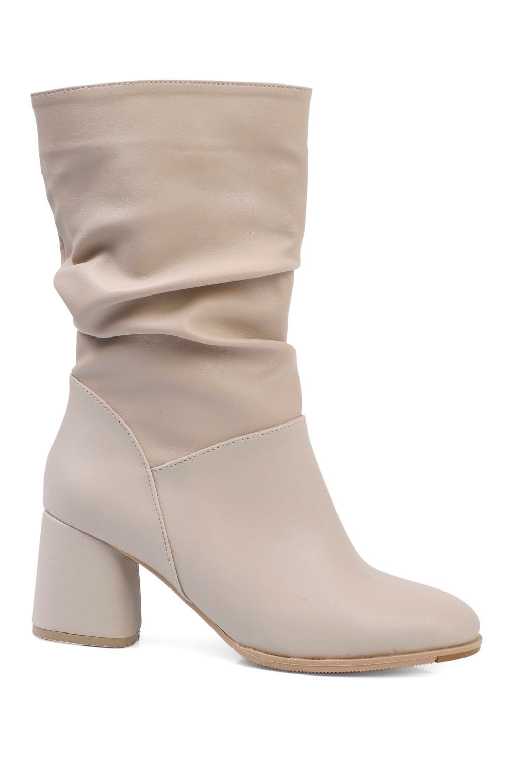 Capone Outfitters 2430 Women Beige Boot
