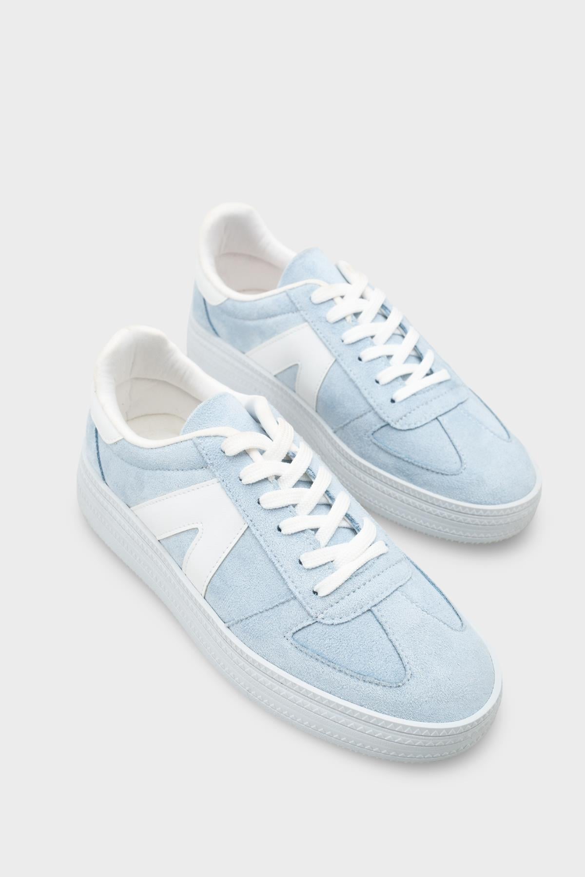 Capone Outfitters 2601 Women Baby Blue Sneaker