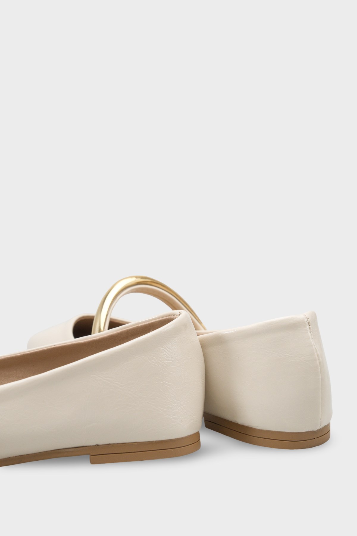 Capone Outfitters 2601 Women Beige Ballerina