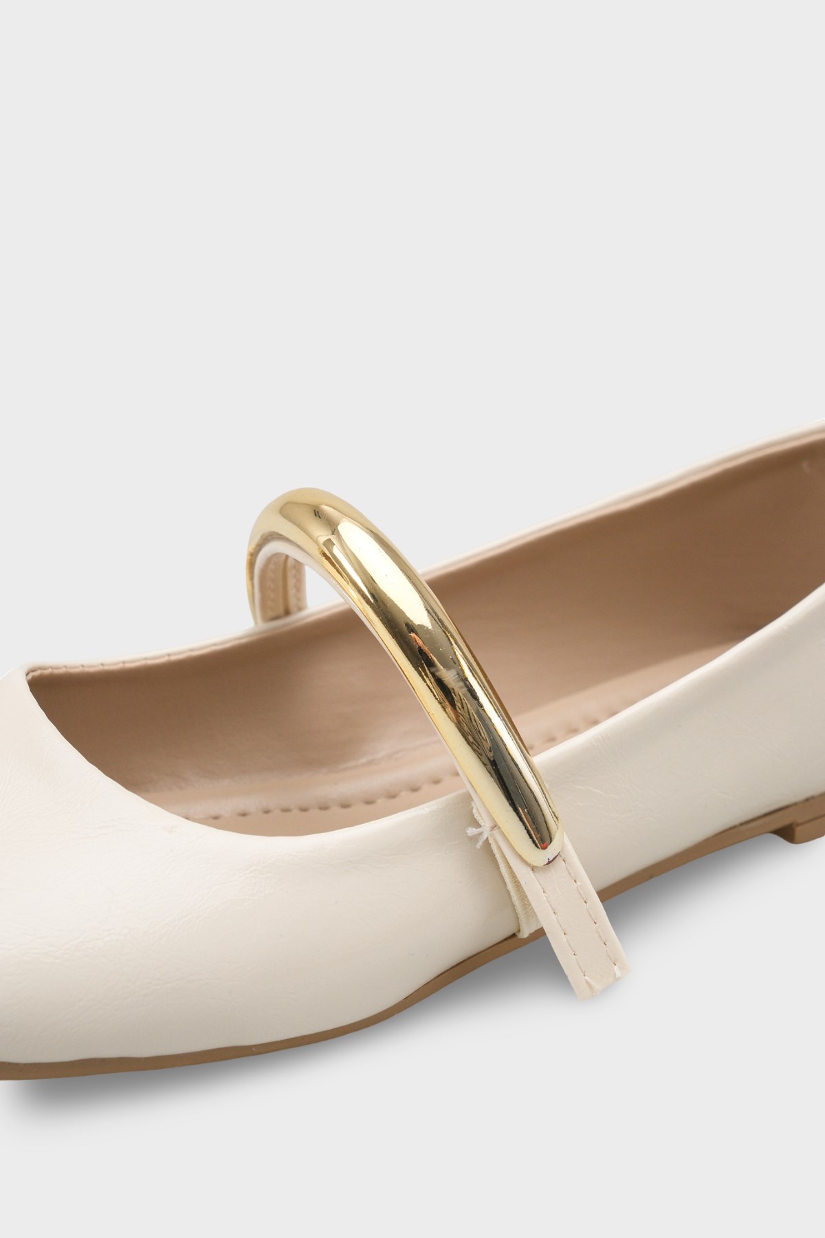 Capone Outfitters 2601 Women Beige Ballerina