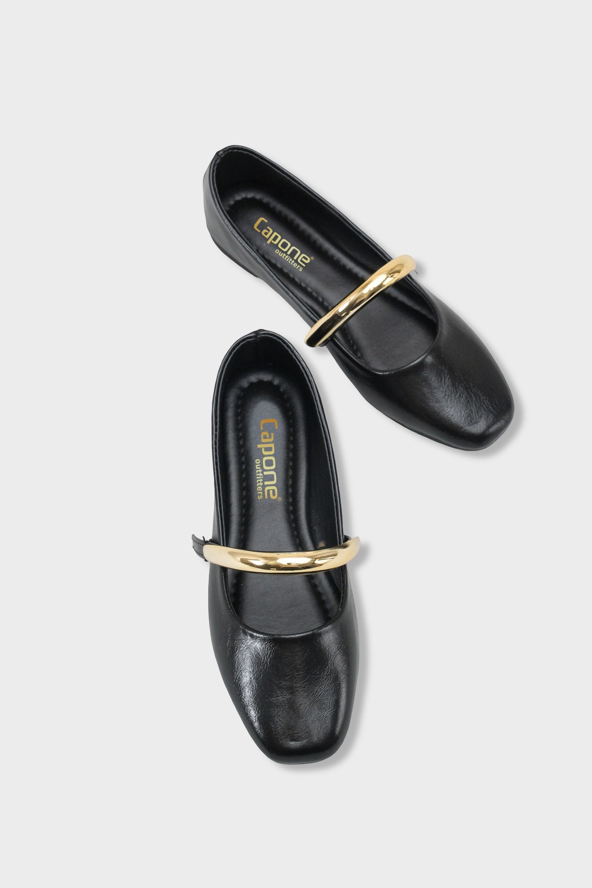 Capone Outfitters 2601 Women Black Ballerina