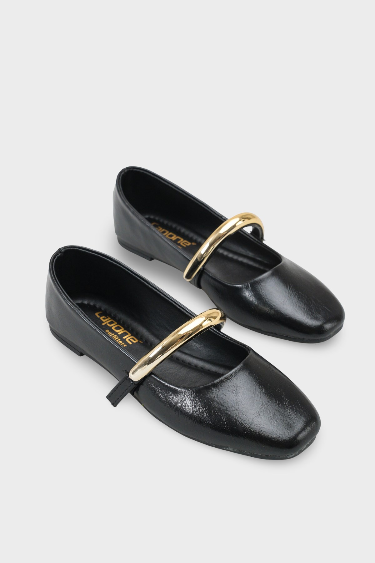 Capone Outfitters 2601 Women Black Ballerina