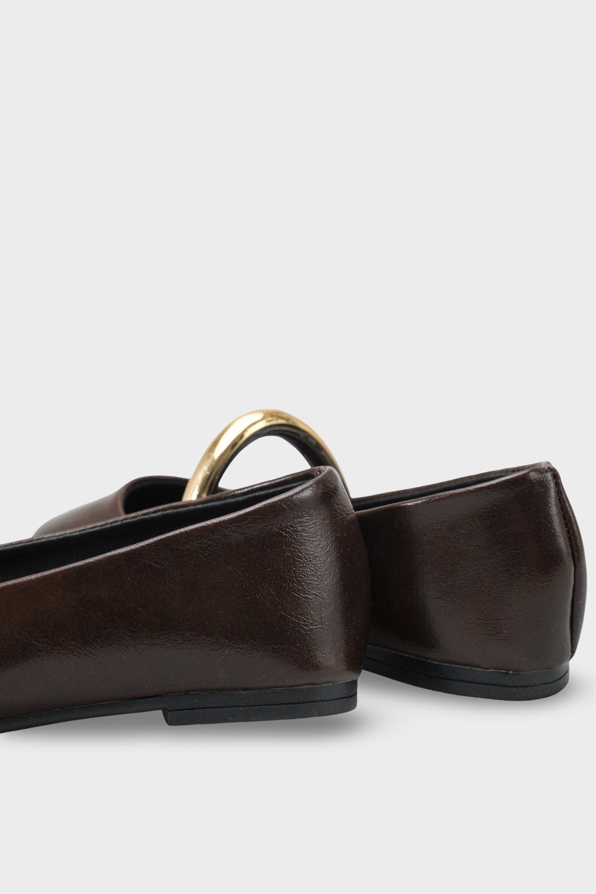 Capone Outfitters 2601 Women Brown Ballerina