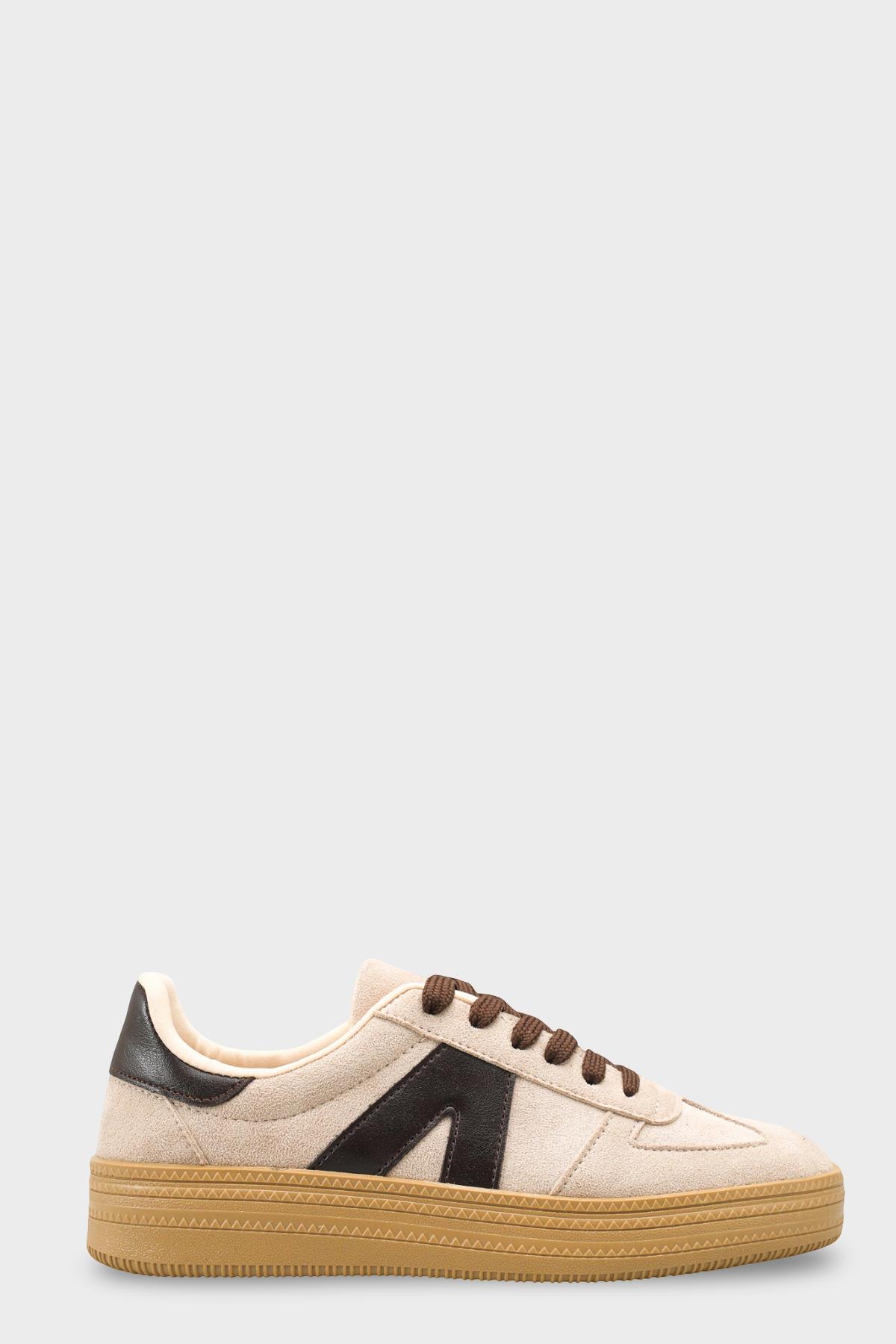 Capone Outfitters 2601 Women Sued Beige Sneaker