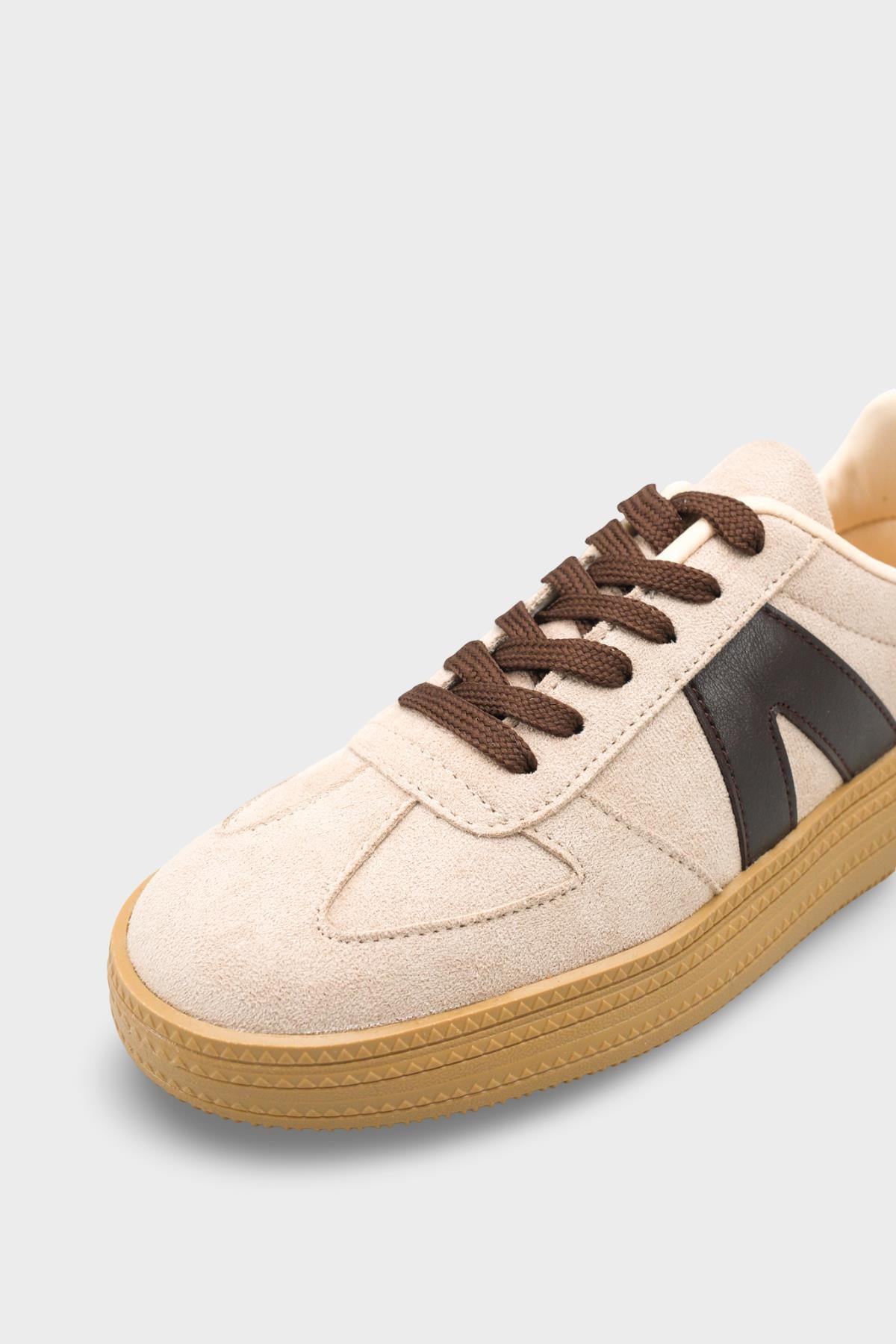 Capone Outfitters 2601 Women Sued Beige Sneaker