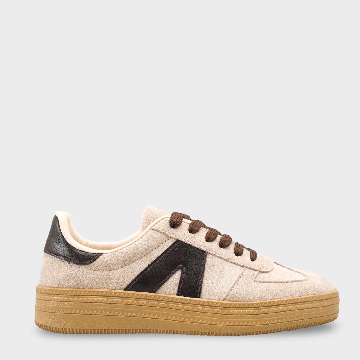 Capone Outfitters 2601 Women Sued Beige Sneaker