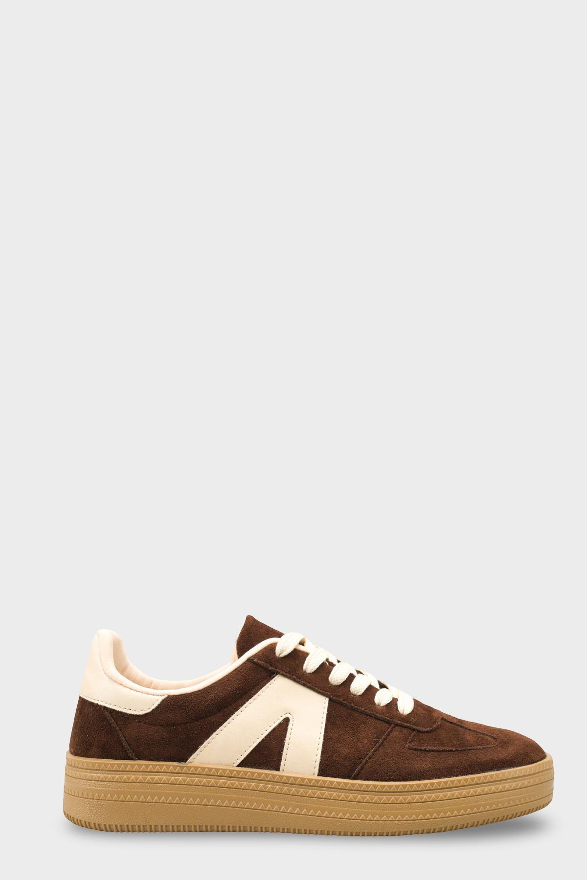 Capone Outfitters 2601 Women Sued Brown Sneaker