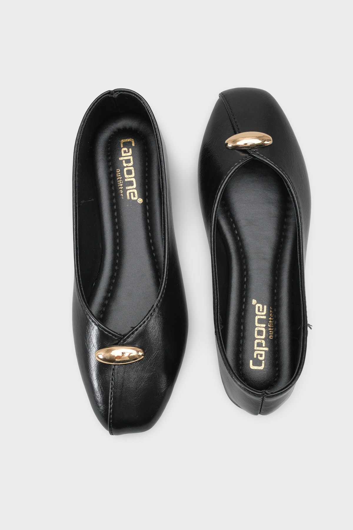 Capone Outfitters 2602 Women Black Ballerina
