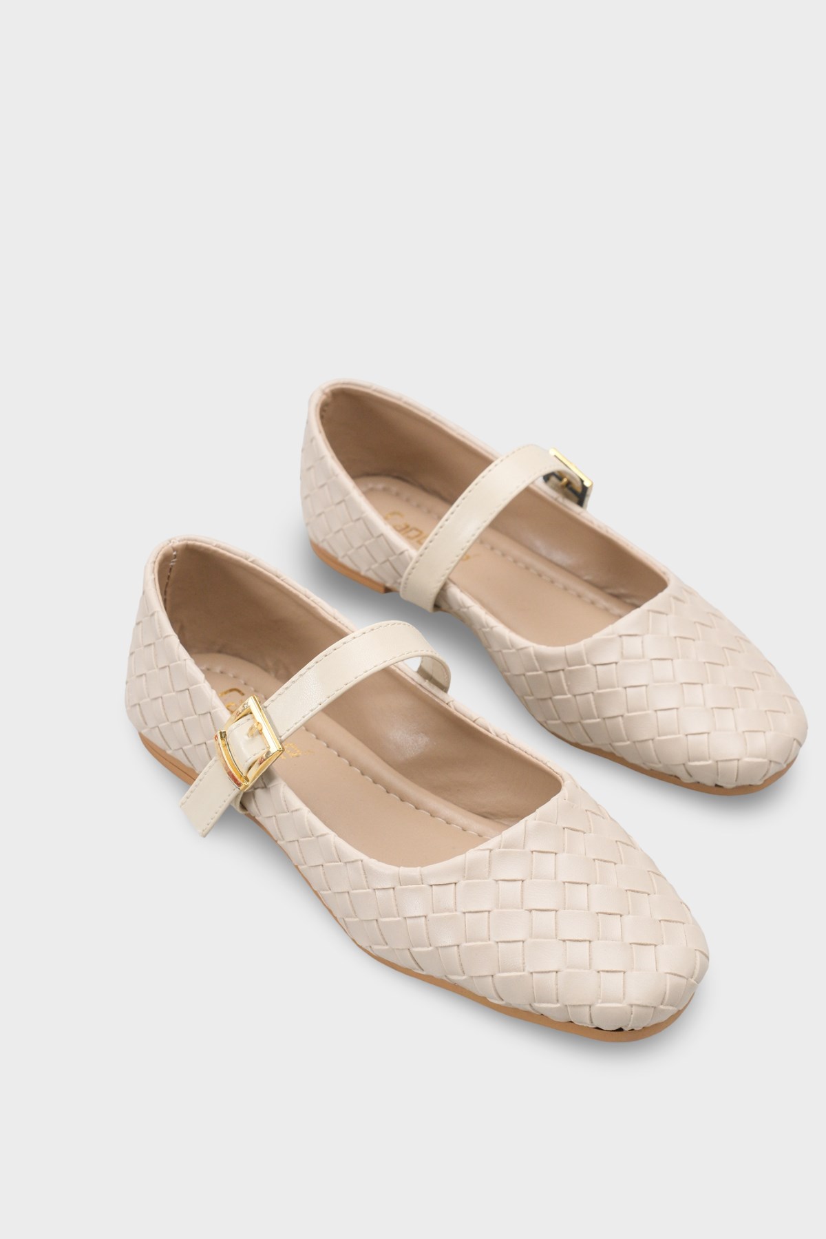 Capone Outfitters 2604 Women Beige Ballerina