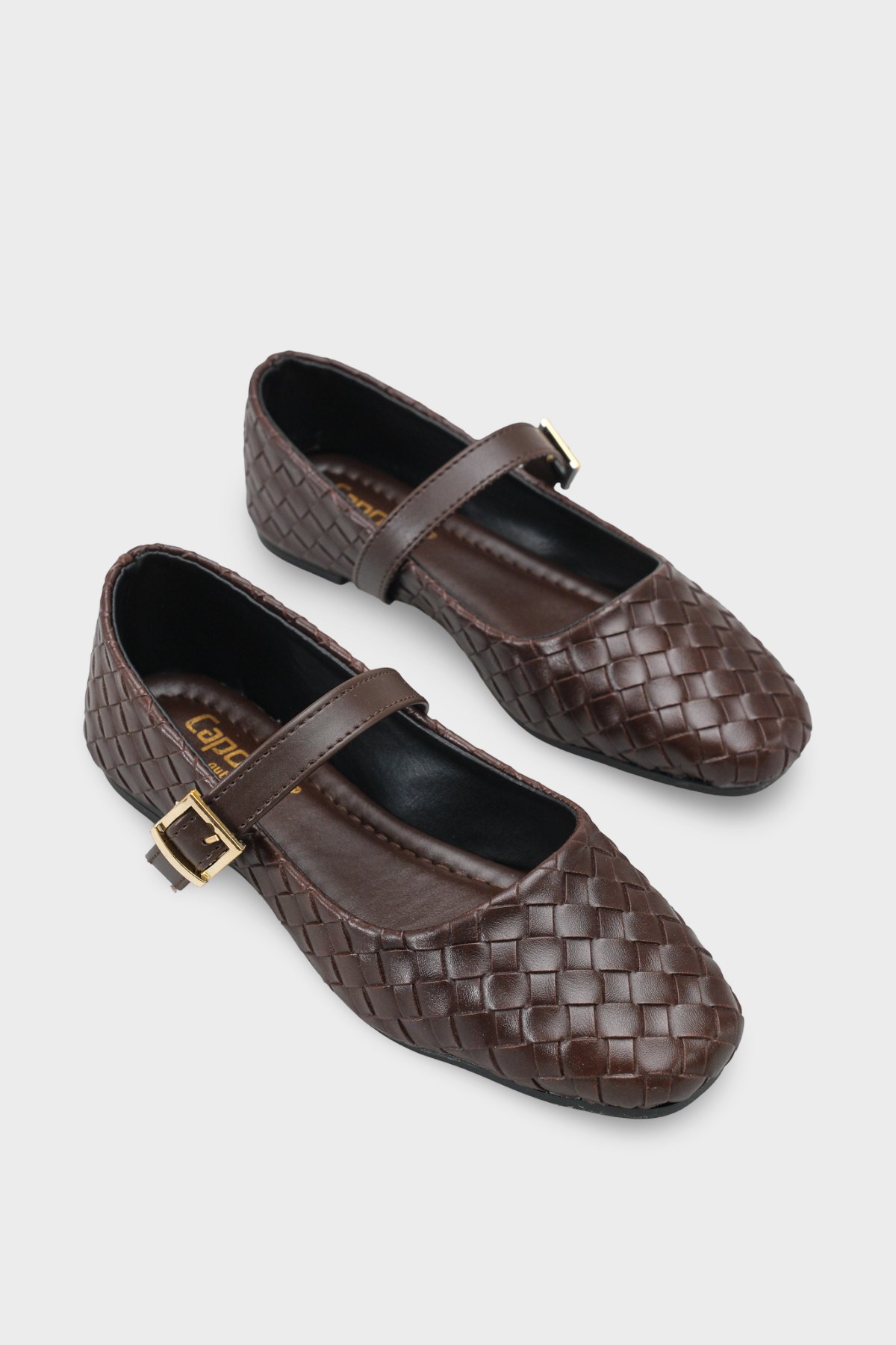 Capone Outfitters 2604 Women Brown Ballerina