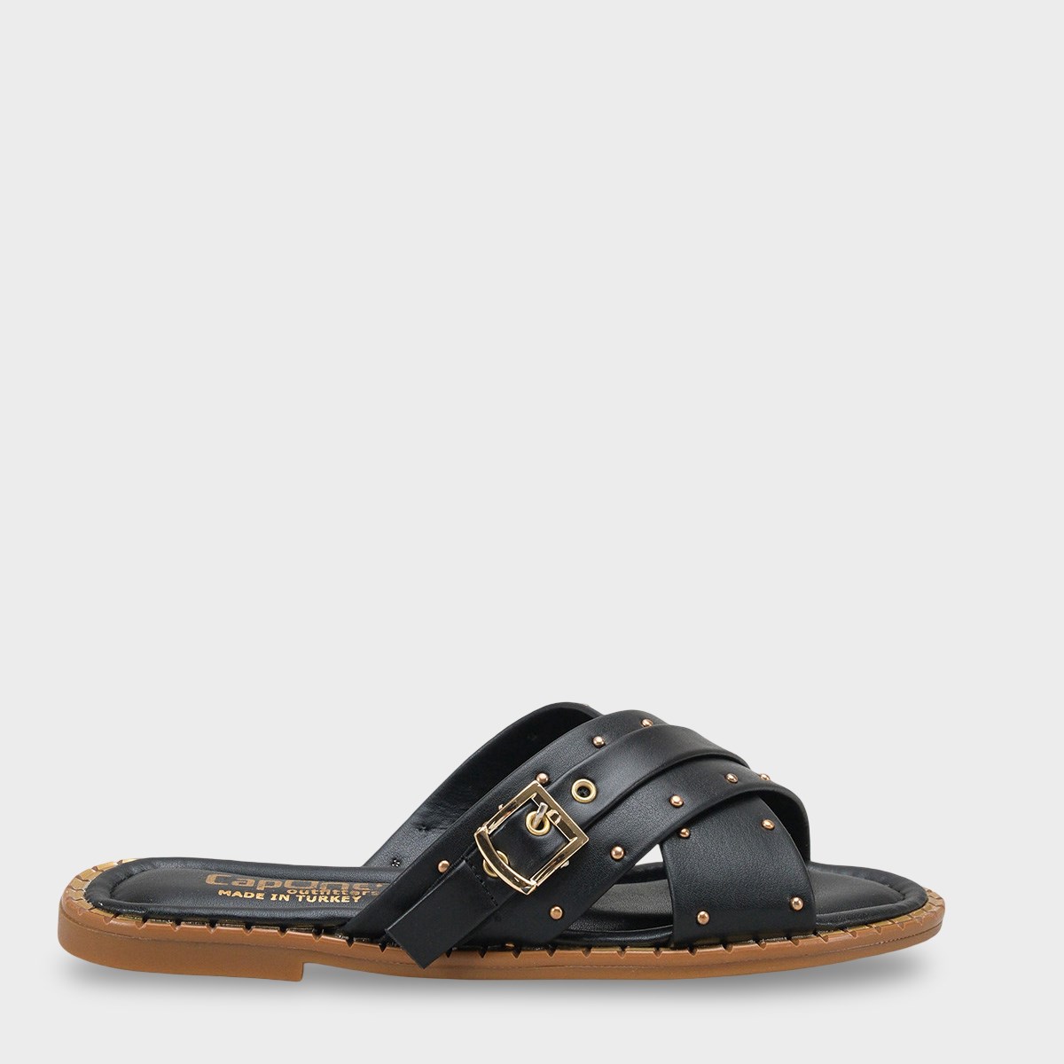 Capone Outfitters 2640 Women Black Sandal