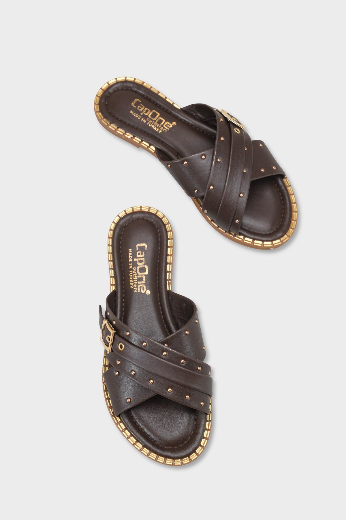 Capone Outfitters 2640 Women Brown Sandal
