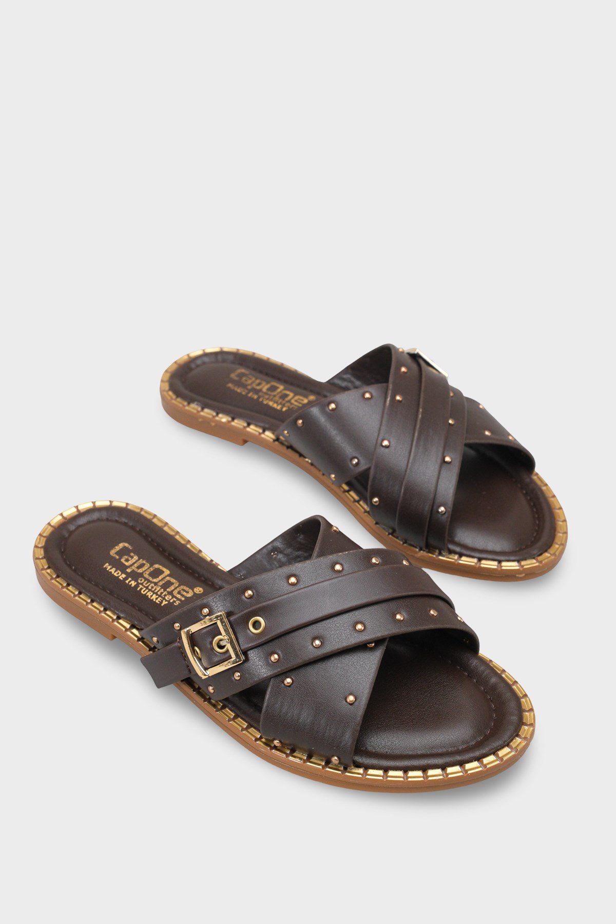 Capone Outfitters 2640 Women Brown Sandal