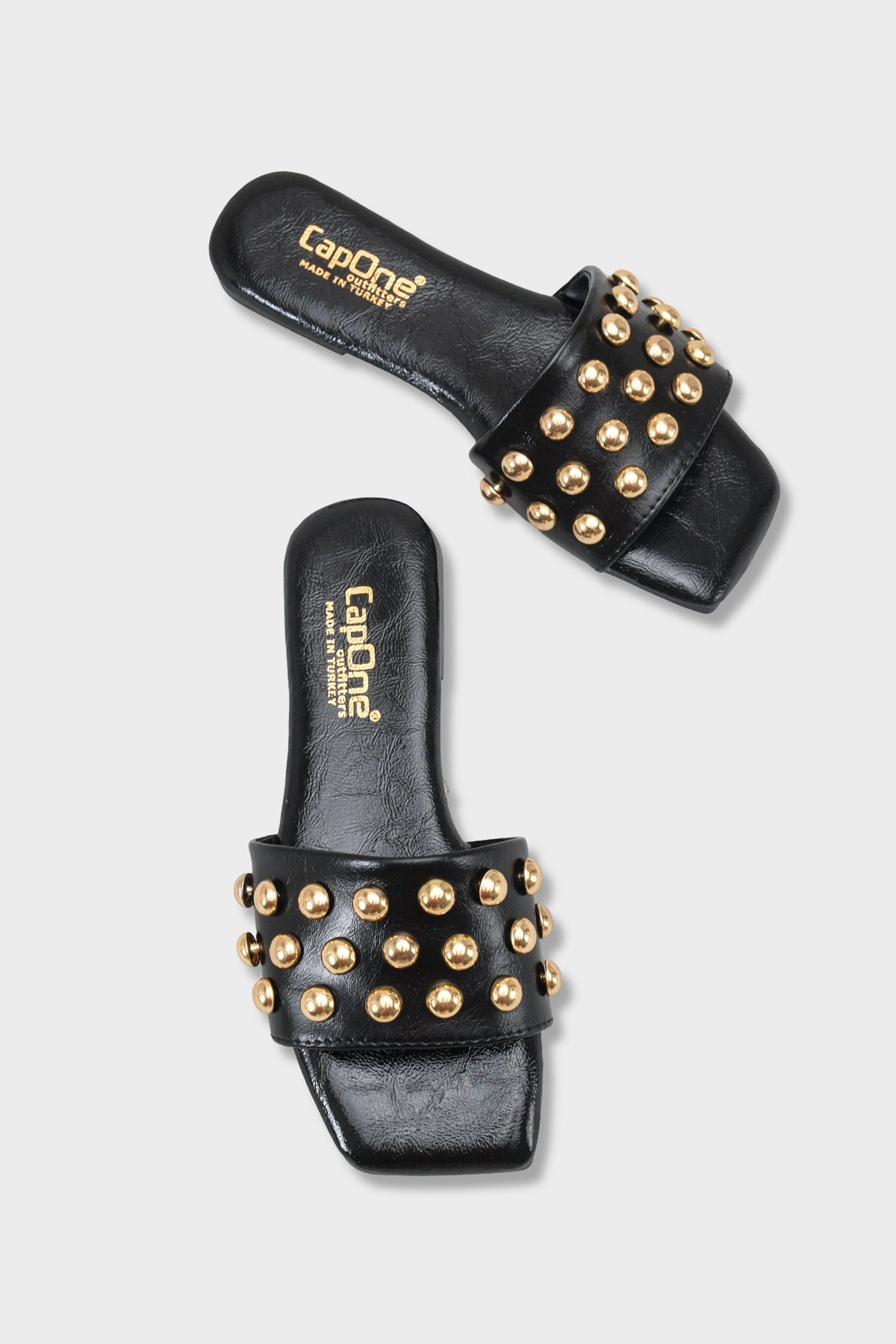 Capone Outfitters 2641 Women Black Sandal